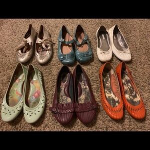 Lot of 6 slip-on shoes
